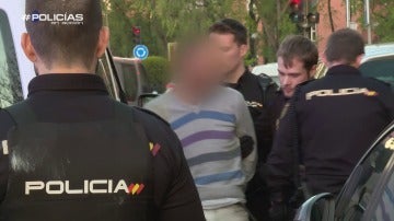 El detenido por presuntos malos tratos El detenido por presuntos malos tratos
