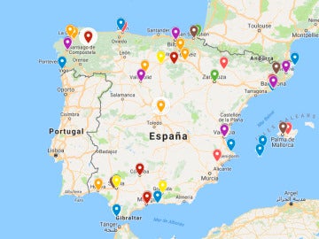 El mapa de las recomendaciones de El Comidista El mapa de las recomendaciones de El Comidista