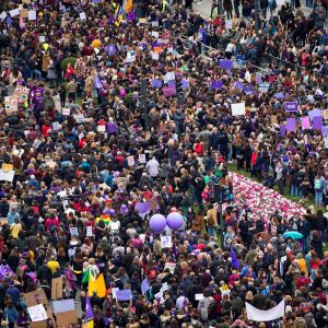 Una manifestación del 8-M del año pasado. Una manifestación del 8-M del año pasado.