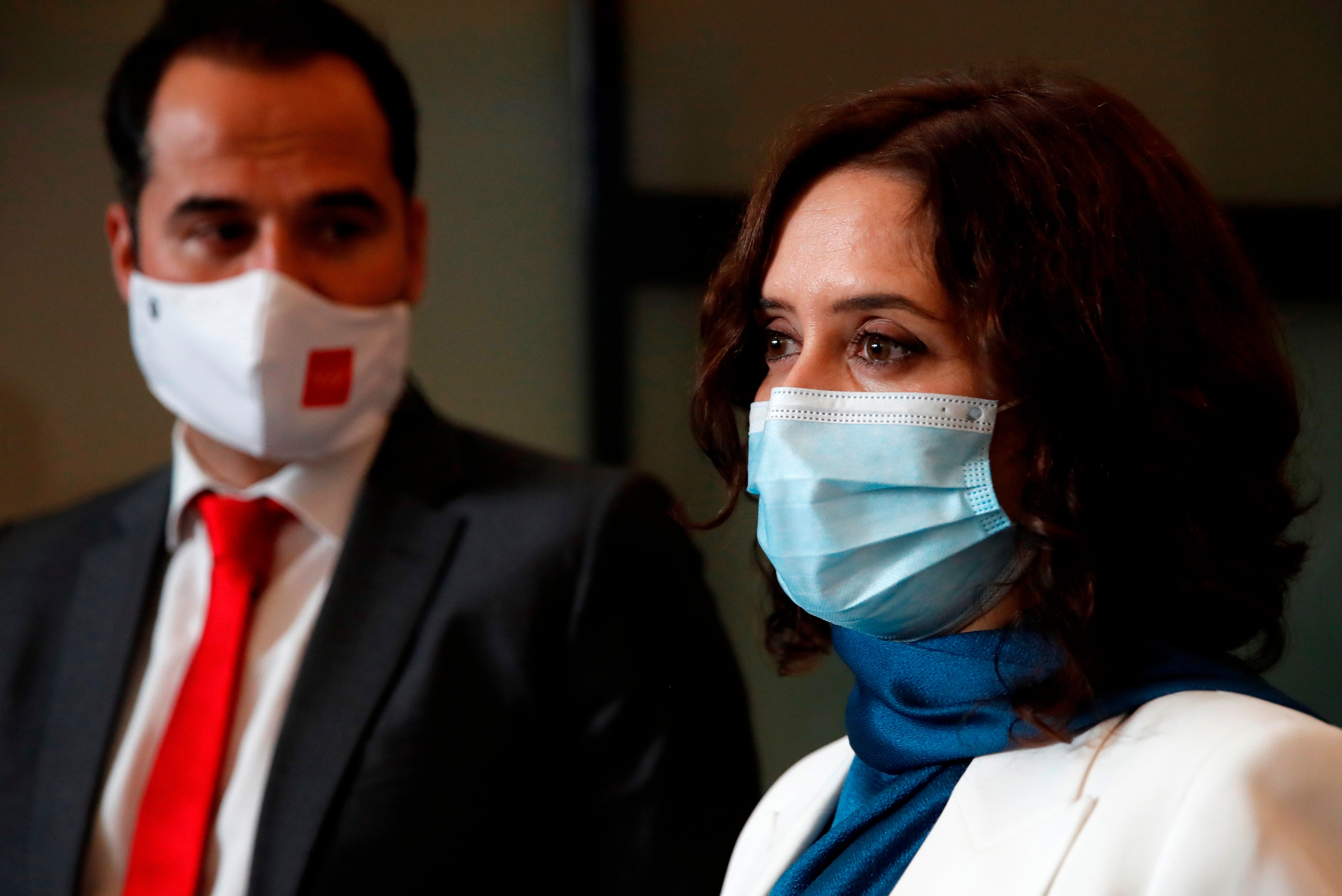 La presidenta de Madrid, Isabel Díaz Ayuso y el vicepresidente madrileño, Ignacio Aguado