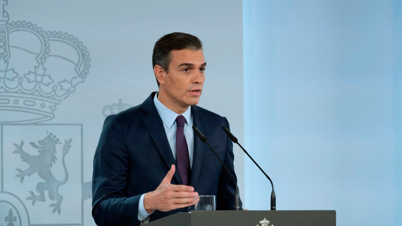 El presidente del Gobierno, Pedro Sánchez