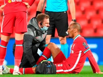 Fabinho, lesionado Fabinho, lesionado