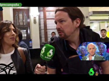 Pablo Iglesias con Verónica Sanz