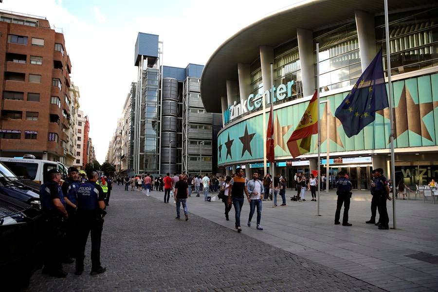 Fachada del Wizink Center en Madrid