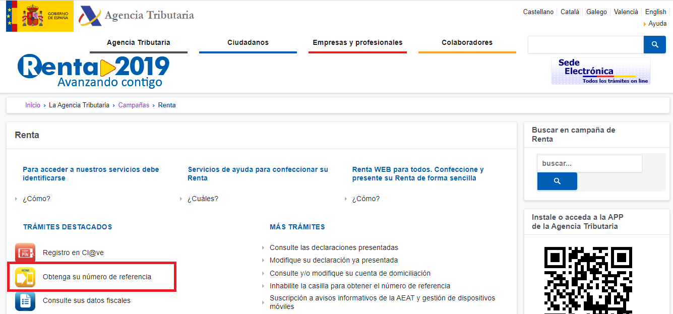 Como Se Obtiene El Numero De Referencia Para La Renta 2020