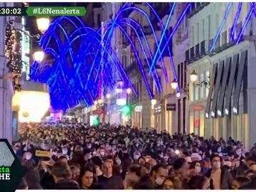 Aglomeraciones de personas en Madrid