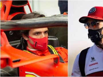 Carlos Sainz y Antonio Giovinazzi Carlos Sainz y Antonio Giovinazzi