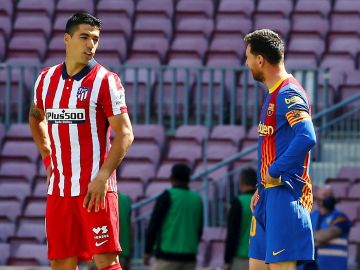 Luis Suárez, con Messi Luis Suárez, con Messi